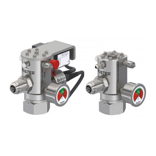 Cylinder Valves on white